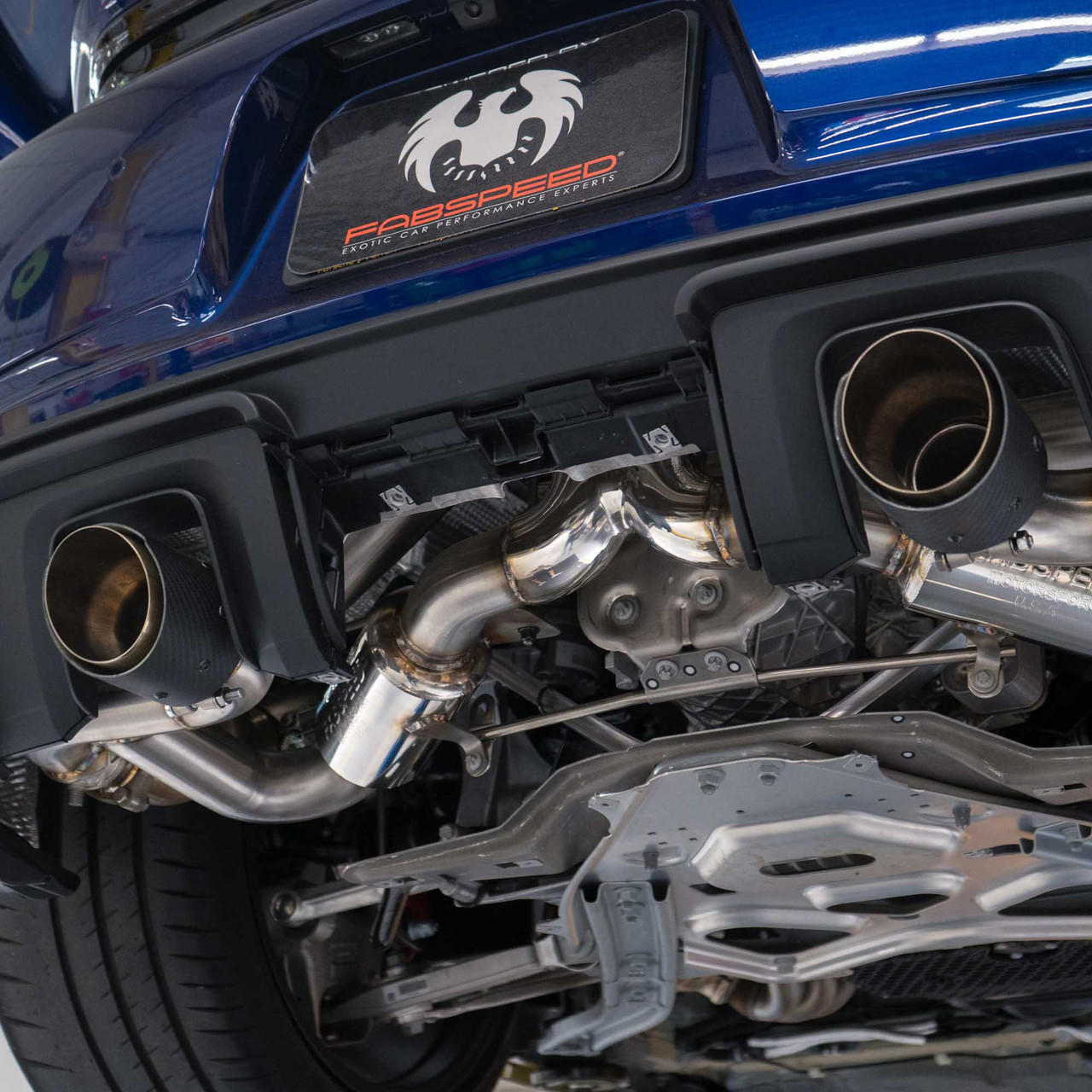 Fabspeed Porsche 718 GT4 / GTS / Spyder Valvetronic X-Pipe Exhaust System (2020+)