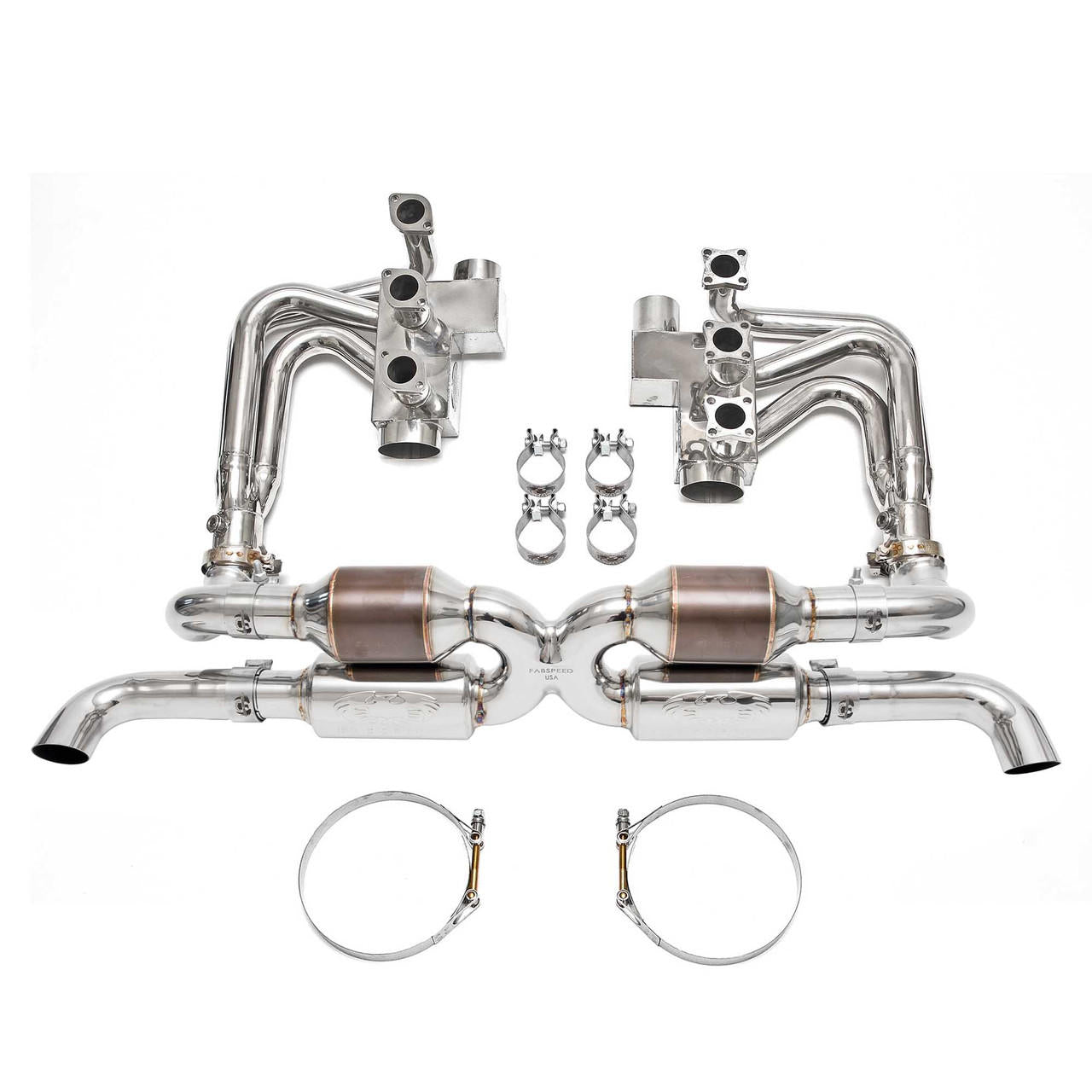 Fabspeed Porsche 993 Carrera RSR Header Muffler Kit (1994-1998)