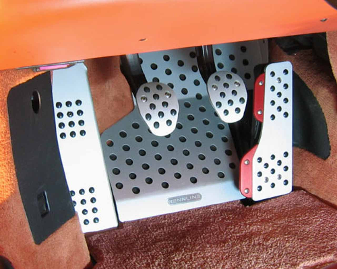 Rennline Aluminum Perforated Floorboard - Drivers Side - SKU# F15