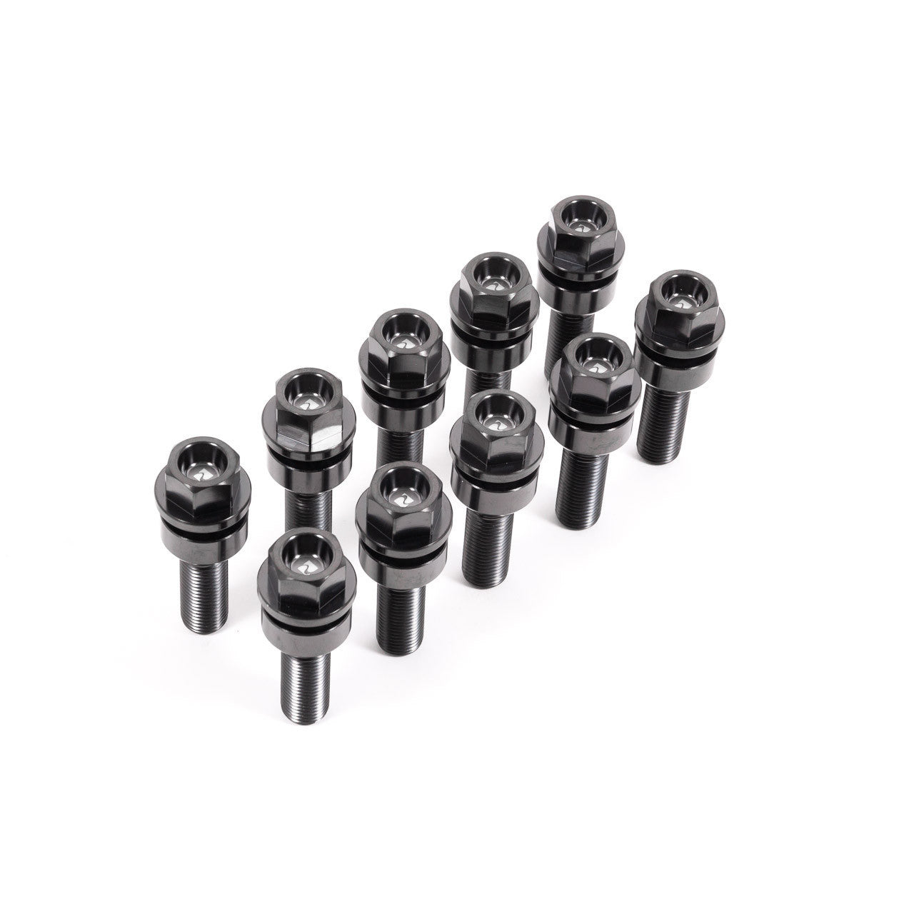 Rennline Titanium Lug Bolts Set of 10 for Porsche & BMW – Lightweight Motorsport Wheel Hardware