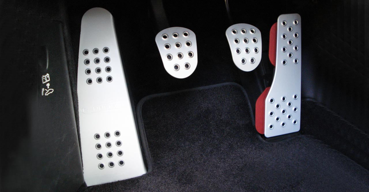 Rennline Pedal Set - 4 piece - Perforated - Porsche - SKU# P44.21.11