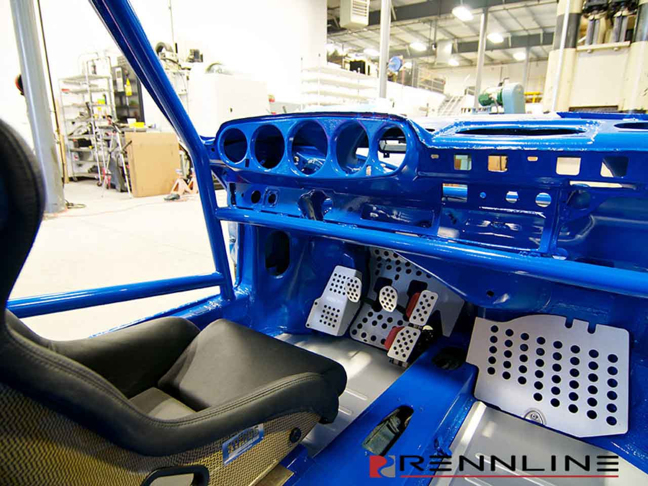 Rennline Aluminum Floorboard - Driver Side - Porsche - SKU# F03