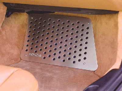 Rennline Aluminum Perforated Floorboard - Passenger Side - SKU# F16