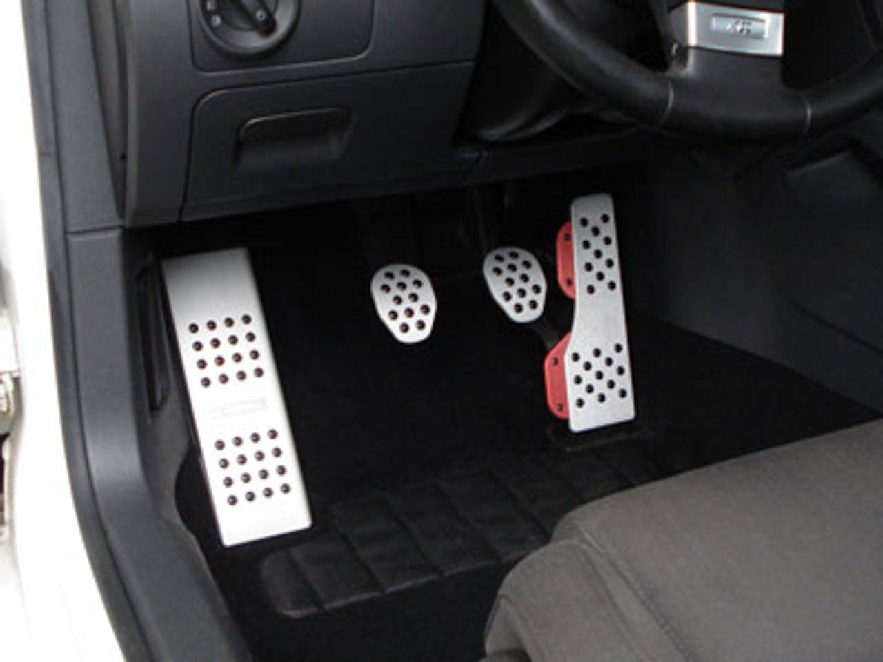 Rennline Pedal Set - 4 piece - Rubber Grip - VW - SKU# P73.60.99