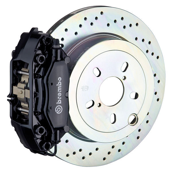 Brembo GT|A rear brake kit for Porsche 911 – c caliper 4 piston 1 piece 309mm drilled black
