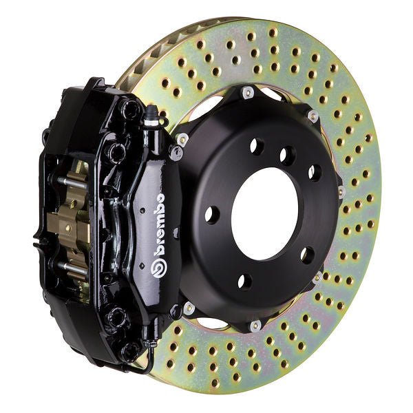 Brembo GT|A rear brake kit for Porsche 993 – c caliper 4 piston 2 piece 320mm drilled black