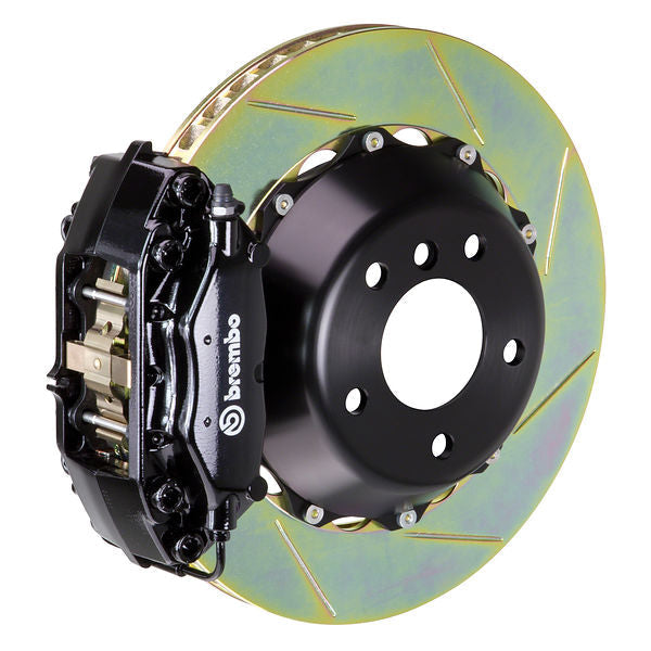 Brembo GT|A rear brake kit for BMW E60/E63/E64 – c caliper 4 piston 2 piece 345mm slotted Type 1 black