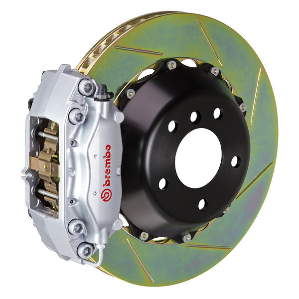 Brembo GT|A rear brake kit for BMW E39 – c caliper 4 piston 2 piece 345mm slotted Type 1 silver