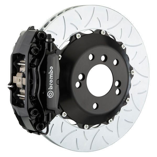 Brembo GT|A rear brake kit for BMW E60/E63/E64 – c caliper 4 piston 2 piece 345mm slotted Type 3 black