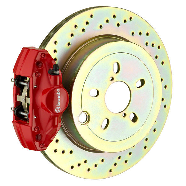 Representative image — Brembo GT brake system that uses the 294x19 Drilled replacement disc