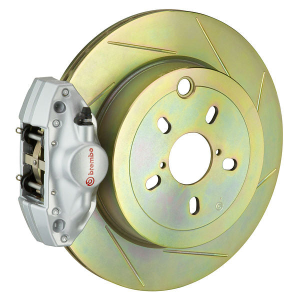Brembo GT|A rear brake kit for BMW E36 – e caliper 2 piston 1 piece 294 316mm slotted Type 1 silver
