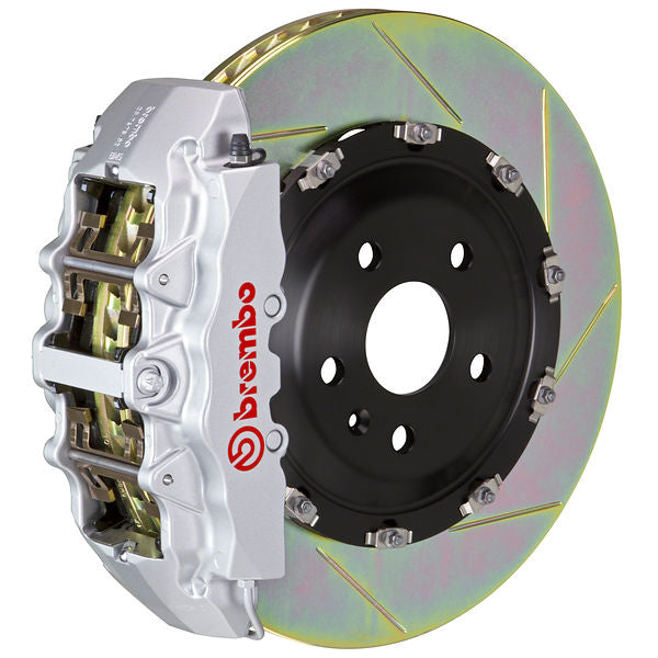 Brembo GT|M front brake kit for BMW E53 – g caliper 8 piston 2 piece 380mm slotted Type 1 silver