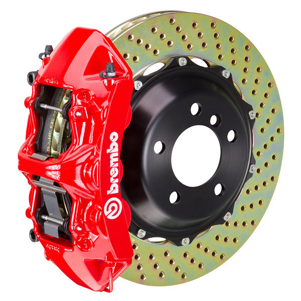 Brembo GT|M front brake kit for BMW E89 – m caliper 6 piston 2 piece 355 380mm drilled red