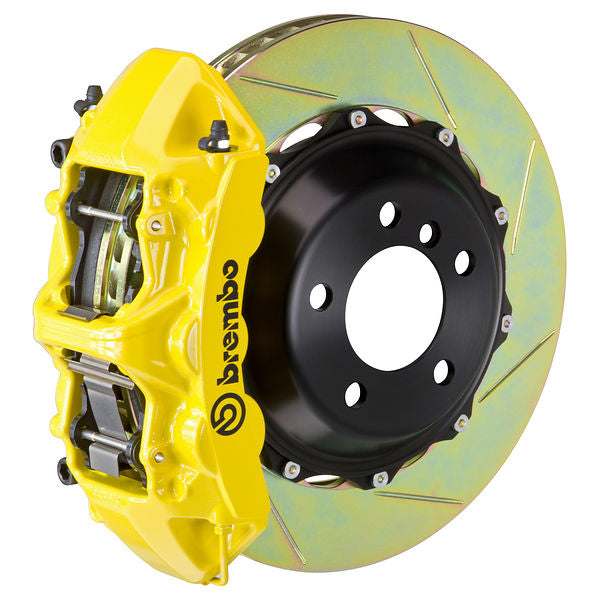 Brembo GT|M front brake kit for Porsche 993 – m caliper 6 piston 2 piece 355 380mm slotted Type 1 yellow
