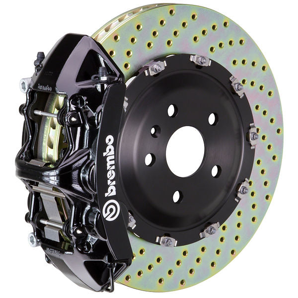 Brembo GT|M front brake kit for Porsche 718/991/992 – n caliper 6 piston 2 piece 365 380mm drilled black