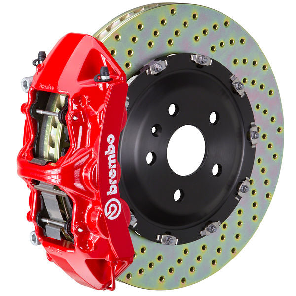 Representative image — Brembo GT brake system that uses the 380x34 Drilled replacement disc