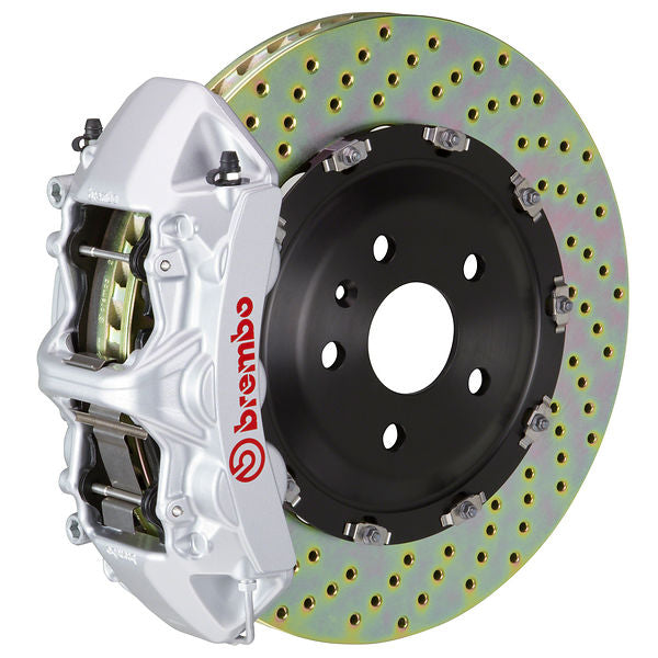Brembo GT|M front brake kit for BMW G42/G20/G22/G23 – n caliper 6 piston 2 piece 365 380mm drilled silver