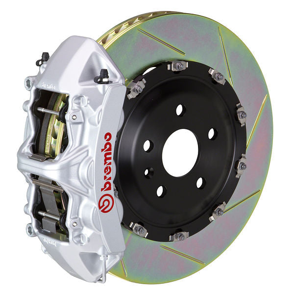 Brembo GT|M front brake kit for BMW F10/F11 – n caliper 6 piston 2 piece 365 380mm slotted Type 1 silver