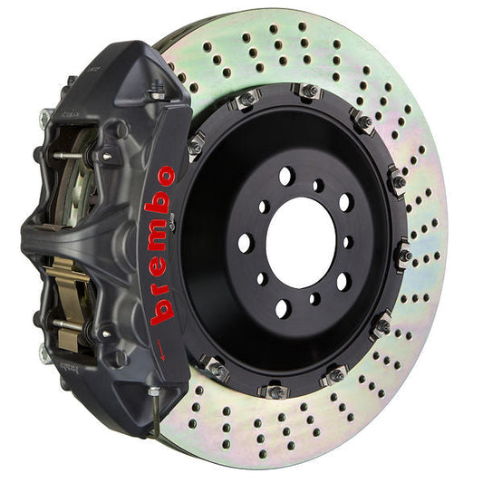 Representative image — Brembo GT brake system that uses the 405x34 Drilled replacement disc