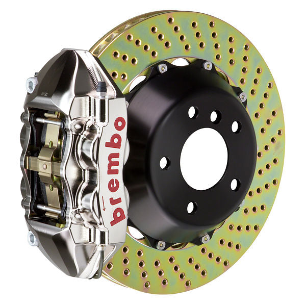 Brembo GT|R rear brake kit for BMW E90/E92/E93 – p caliper 4 piston 2 piece 345 365 380mm drilled gt r
