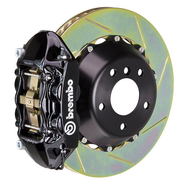 Brembo GT|M rear brake kit for Porsche 958 – p caliper 4 piston 2 piece 345 365 380mm slotted Type 1 black