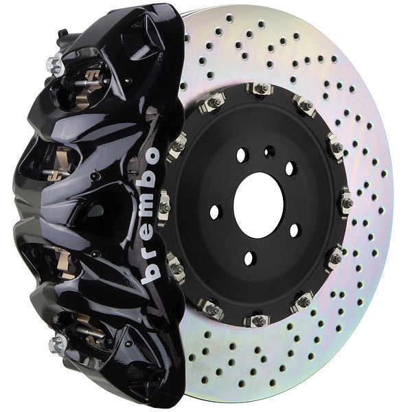Brembo GT|BM front brake kit for Porsche 958 – q caliper 8 piston 2 piece 412mm drilled black
