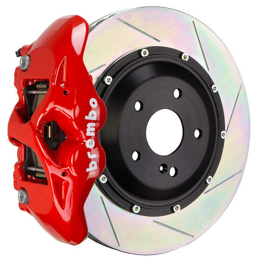 Brembo GT|BM rear brake kit for Porsche 958 – s caliper 4 piston 2 piece 345 380mm slotted Type 1 red