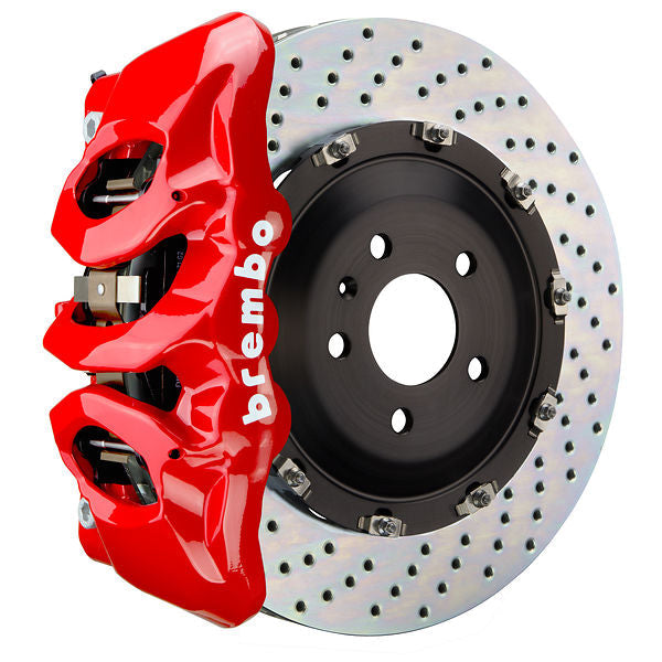 Brembo GT|BM front brake kit for BMW E90/E92/E93 – t caliper 6 piston 2 piece 365 380mm drilled red