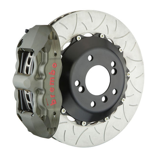 Representative image — Brembo PISTA brake system with 345x28 Type 3 disc; used in the Brembo PISTA system this 345x28 replacement disc belongs to