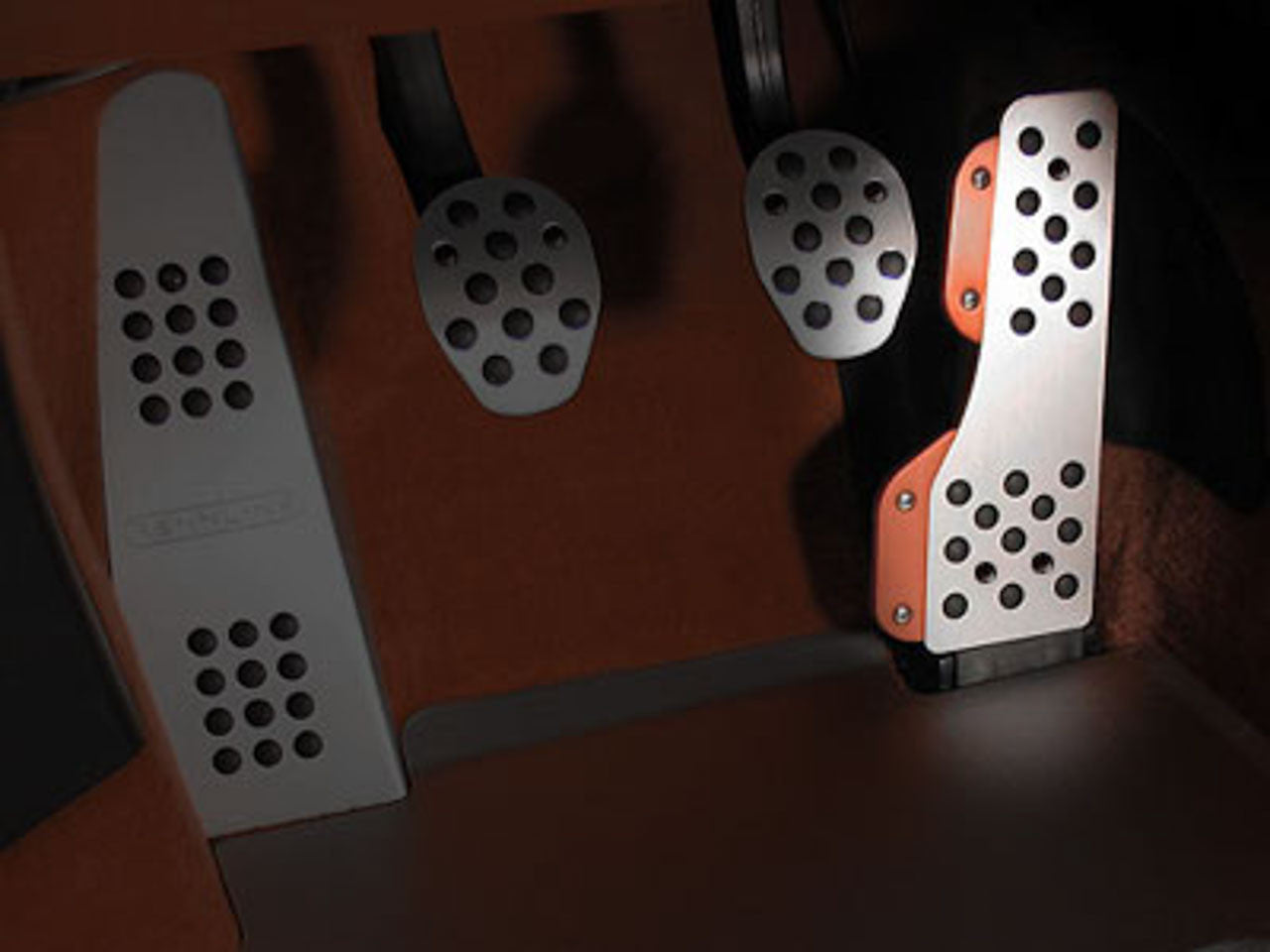 Porsche (911/Cayman/Boxster) Pedal Set - 3 Piece - Rubber Grip - TIP or PDK