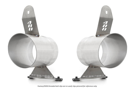 Fabspeed Ferrari 488 Challenge Style Titanium Tips