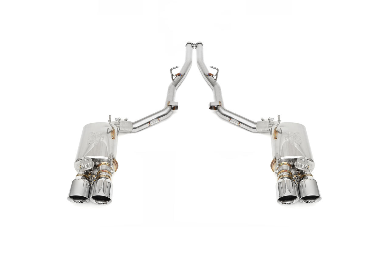 Fabspeed Maserati Ghibli Valvetronic Rear Mufflers (2013+)