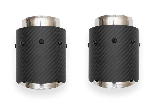 Fabspeed McLaren 570S / 570GT / 540C Deluxe Bolt-On Dual Carbon Fiber Tips