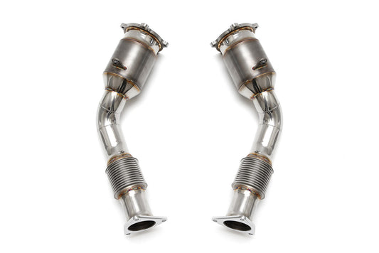 Fabspeed Porsche 957 Turbo / Turbo S Primary Sport Catalytic Converters (2008-2010)