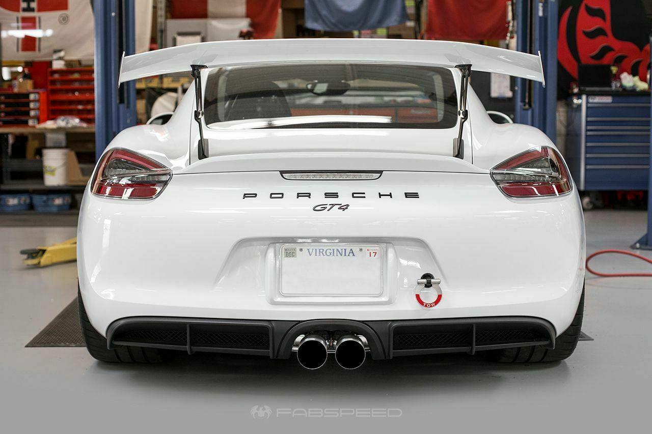 Fabspeed Porsche 981 Cayman GT4 Lightweight Competition Exhaust System