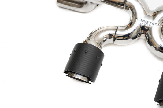 Fabspeed Porsche 991.2 Carrera Valvetronic Center Muffler Bypass X-Pipe (PSE Only)