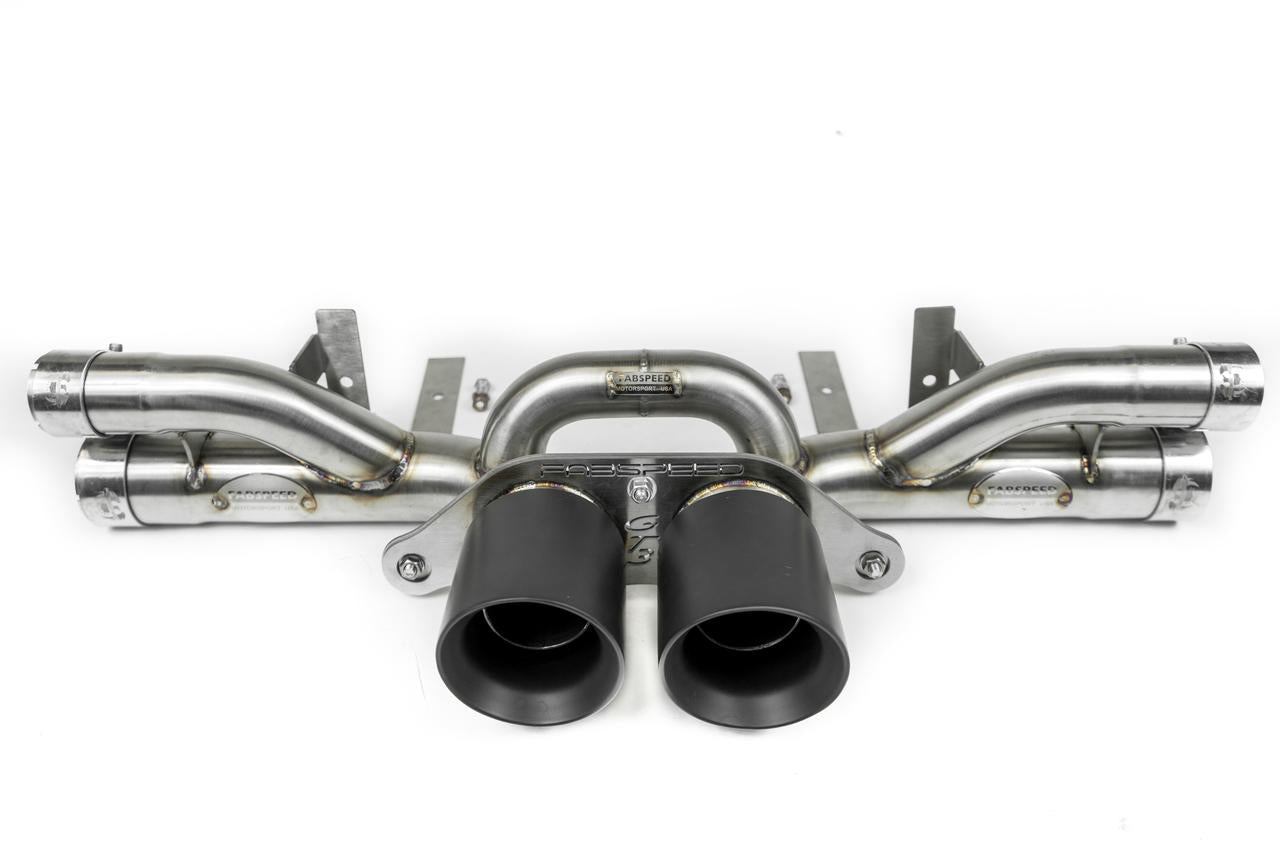 Fabspeed Porsche 991.2 GT3 / GT3 RS Center Muffler Bypass Pipe 2017- 2019