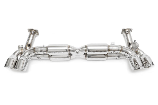 Fabspeed Porsche 991.2 Twin Turbo / Turbo S Valvetronic Supersport X-Pipe Exhaust System (2017-2020)