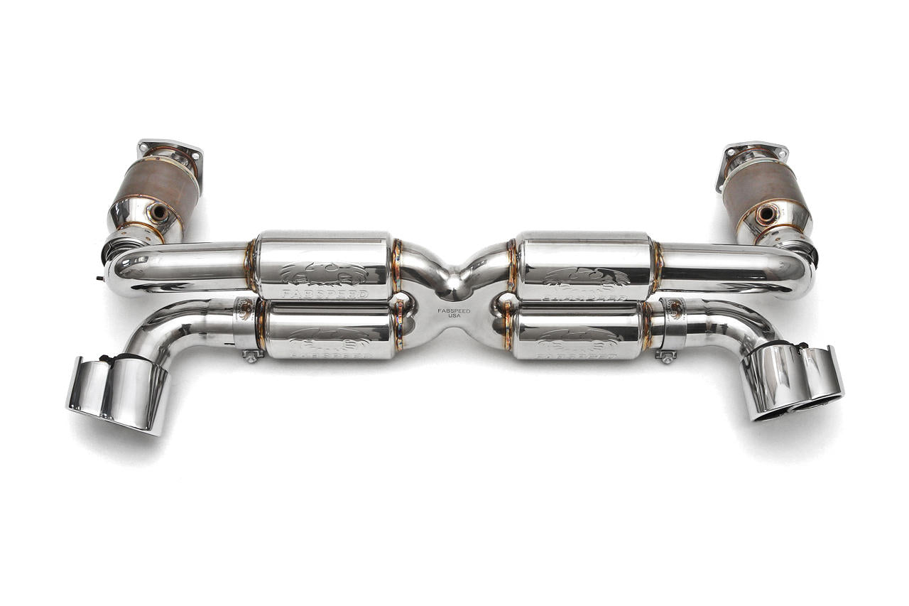Fabspeed Porsche 996 Turbo Supersport 70mm X-Pipe Exhaust System (2000-2005)