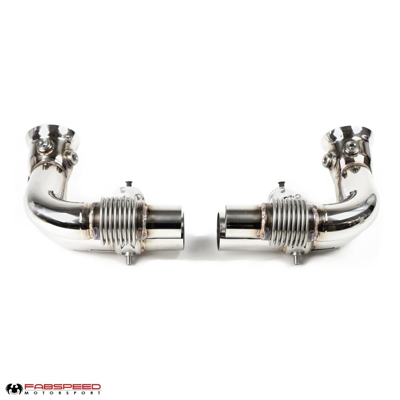 Fabspeed Porsche 997.2 GT3 / GT3 RS Side Muffler Bypass Pipes (2010-2011)