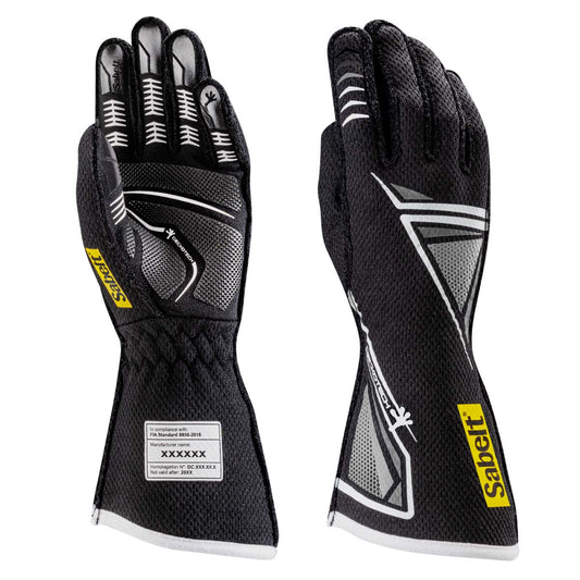 Sabelt Hero Geckotech TG-11 Fire-Resistant Racing Gloves - FIA 8856-2018