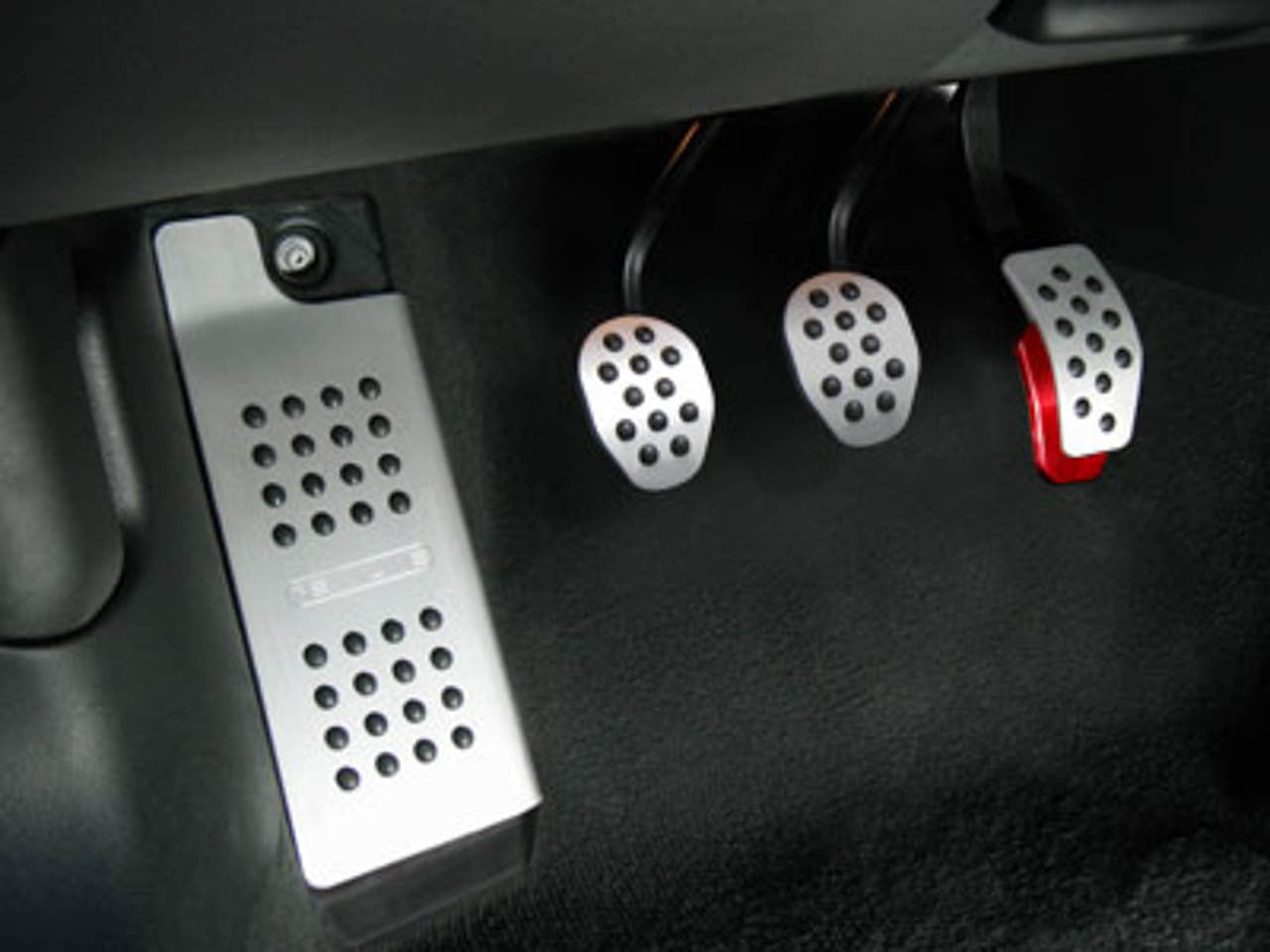 Rennline Pedal Set - 4 piece - Rubber Grip - VW - SKU# P75.60.93V