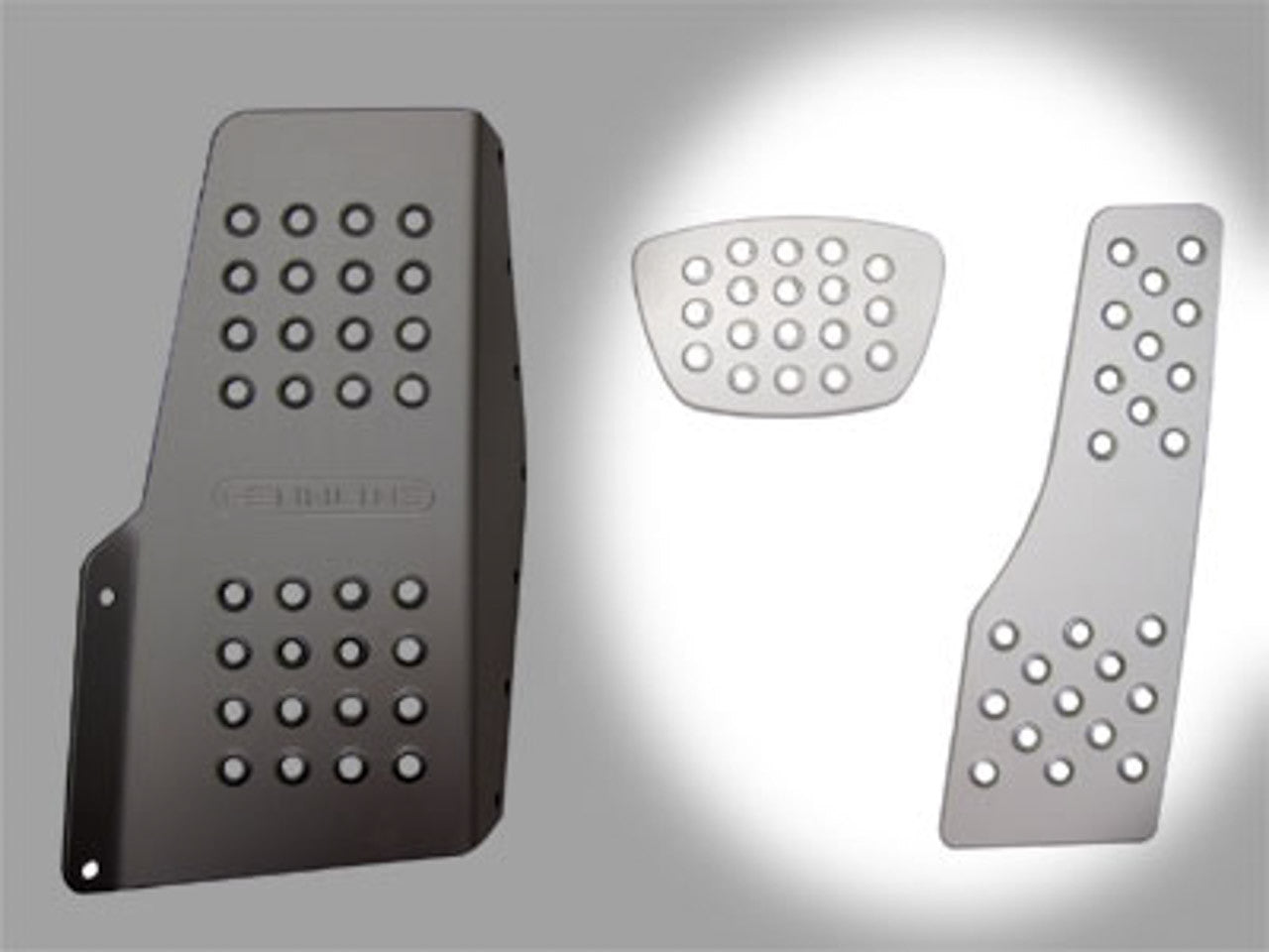 Rennline Pedal Set - 3 piece - Perforated - TIP - Porsche - SKU# P44.22.11