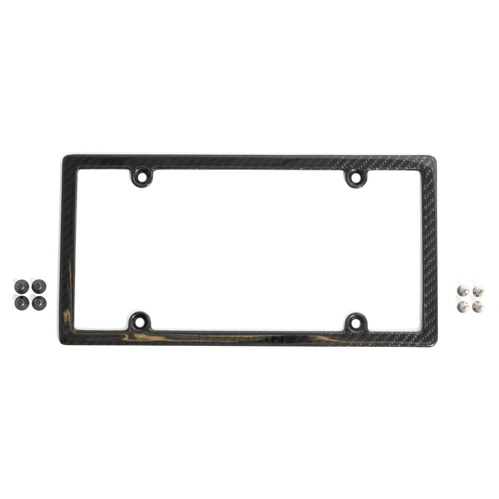 Rennline Carbon Fiber License Plate Frame for Porsche & BMW – Lightweight Exterior Upgrade