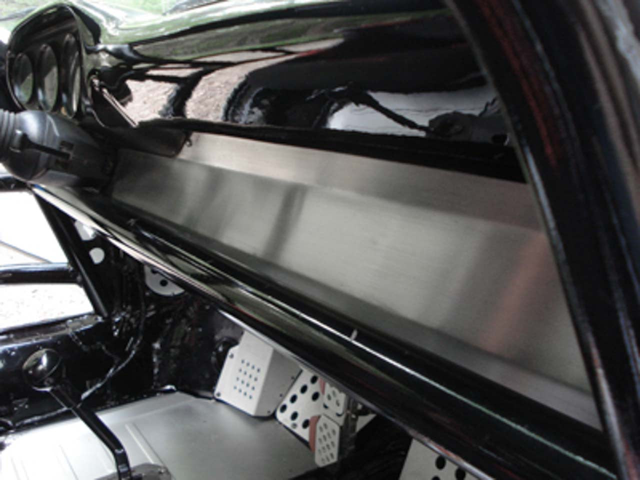 Rennline Aluminum lower dash cover- Porsche - SKU# DA66