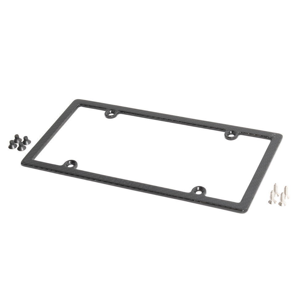 Rennline Carbon Fiber License Plate Frame for Porsche & BMW – Lightweight Exterior Upgrade
