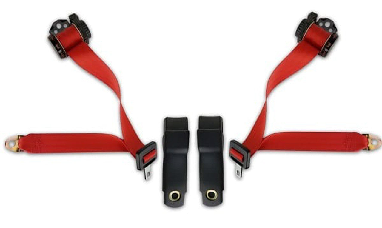 Rennline Retractable 3-Point 911 Seat Belt - SKU# SA-5052