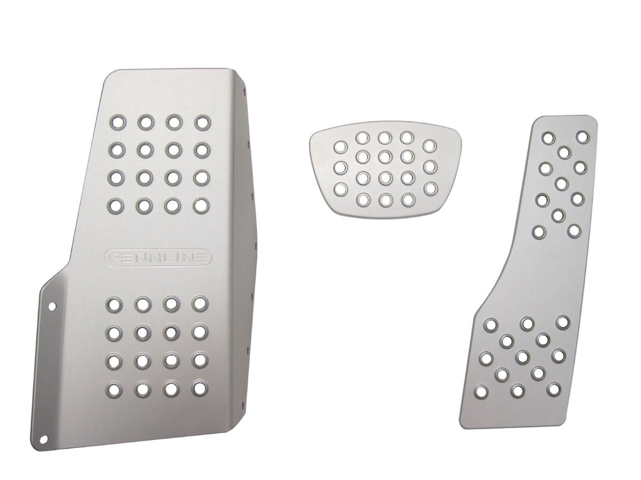 Rennline Pedal Set - 2 Piece - Perforated - TIP or PDK - Por - SKU# P45.22