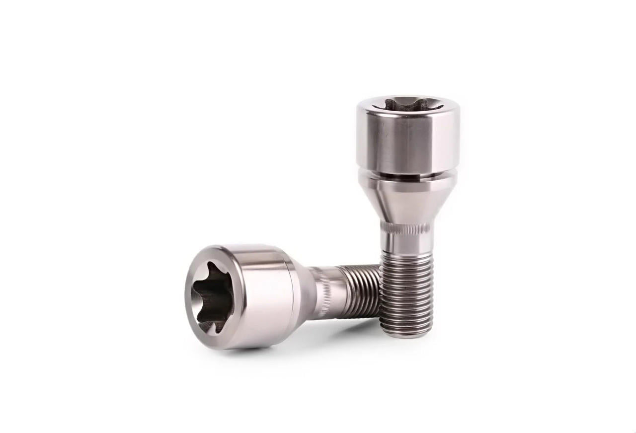 Ferrari 2 Piece - 62mm Titanium Wheel Bolts With Polished Finish 360 458 Italia  Spider 458 Speciale  Aperta 488 GTB  Spider 488 Pista 575 599 812 Superfast F12 Berlinetta F355 F430 Ferrari