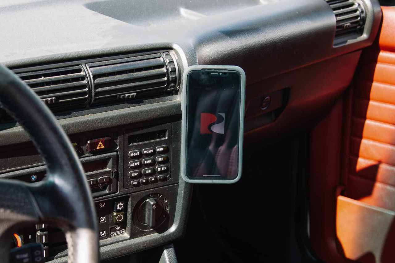 Rennline BMW E30 ExactFit Magnetic Phone Mount - SKU# PM01.54